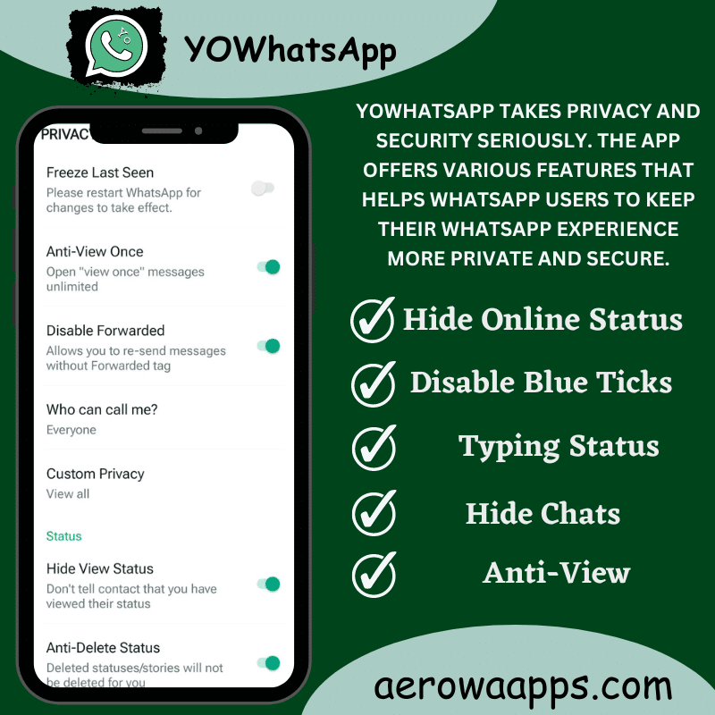 YOWA Privacy &Security Features